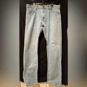Men's Territory Ahead light wash Blue Jeans. Size 38 x 36.  GUC.